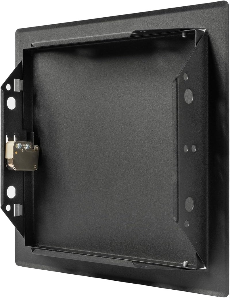 Vent Systems 8'' x 8'' Inch Anthracite Metal Access Panel with Click Function - Easy Access Doors - Access Panel for Drywall, Wall, Electrical and Plumbing Service Door - Image 2